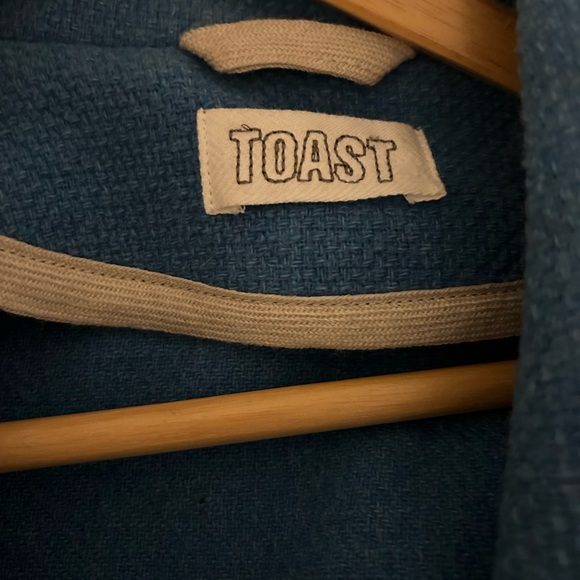 Toast Women's Blue Wool Blazer - Picture 2 of 5